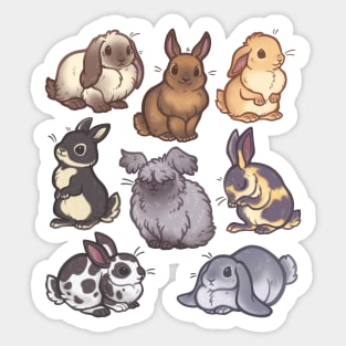 Bunnies Sticker